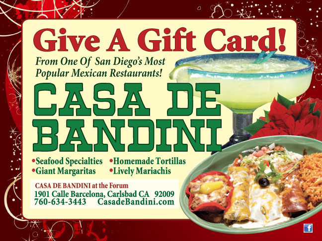 Casa de Bandini Gift Cards